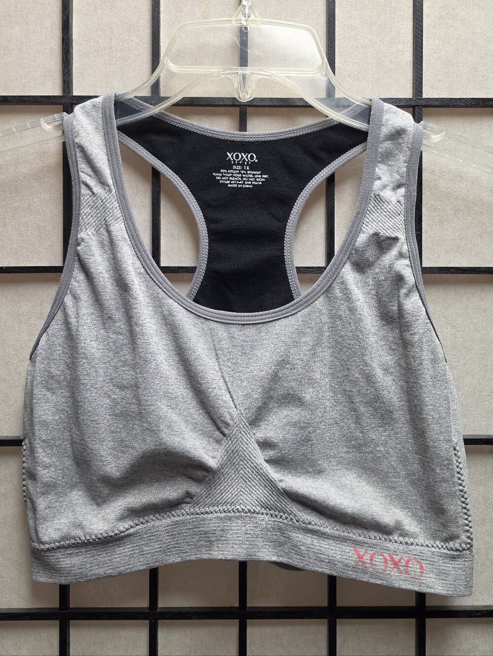 🌚 XOXO Comfy Sports Bra No Padding Womens L Juniors XL/1X
